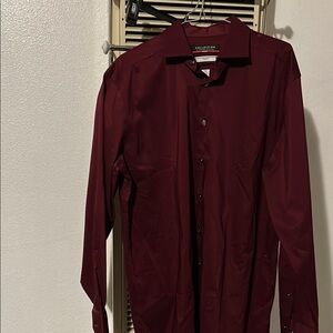 Collection B Red Dress Shirt Classic Fit
